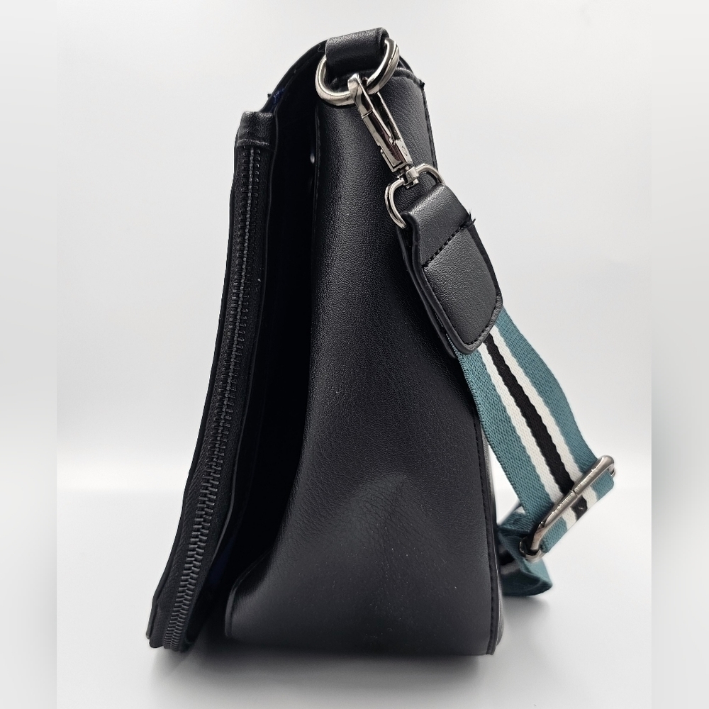 ADRIENNE VITADINNI Black messenger bag with adjustable strap - Picture 5 of 16
